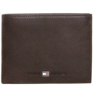 Portfel Tommy Hilfiger brown johnson poziomy - 