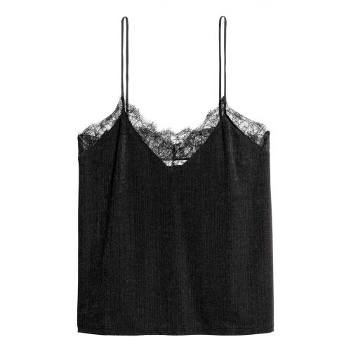 Dżersejowy top z koronką bez rękawów - dzersejowy_top_z_koronka-black.jpg